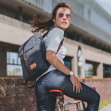 Lade das Bild in den Galerie-Viewer, Rucksack klein recycelte PET-Flaschen-Rucksäcke und Umhängetaschen-PropertyOf-Lederhaus Schliesselberger