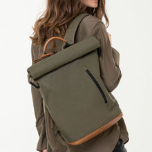 Lade das Bild in den Galerie-Viewer, Rucksack Baumwollgewebe beschichtet-Rucksäcke und Umhängetaschen-Aunts & Uncles-Lederhaus Schliesselberger